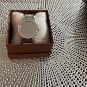 Movado- Silver Mirrored Watch
